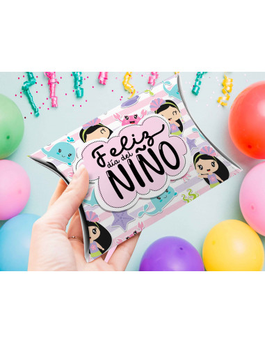 CAJA ALMOHADA DIA DEL NIÑO