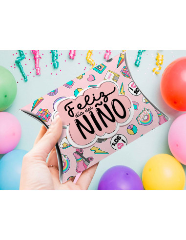CAJA ALMOHADA DIA DEL NIÑO
