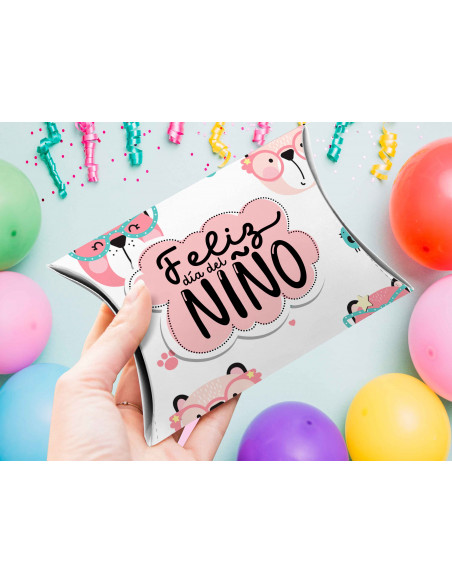 CAJA ALMOHADA DIA DEL NIÑO