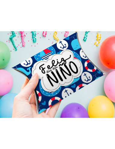 CAJA ALMOHADA DIA DEL NIÑO