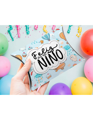 CAJA ALMOHADA DIA DEL NIÑO