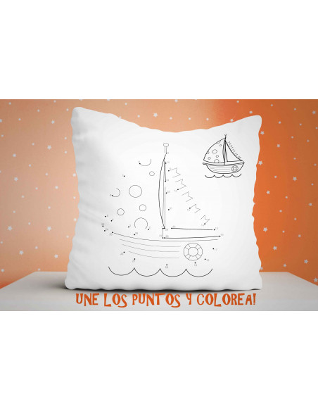 ALMOHADONES PARA UNIR Y PINTAR
