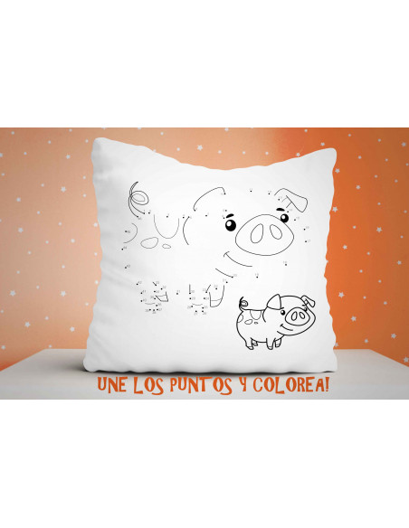 ALMOHADONES PARA UNIR Y PINTAR