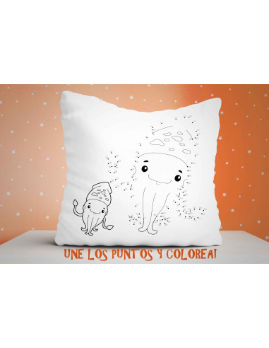 ALMOHADONES PARA UNIR Y PINTAR