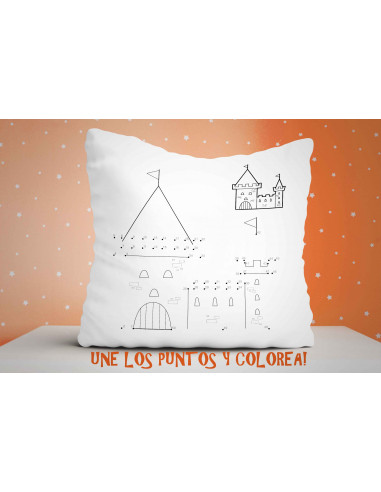 ALMOHADONES PARA UNIR Y PINTAR