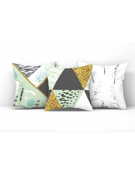 ALMOHADONES FONDOS ESTAMPADOS/FLOREADOS/GEOMETRICOS