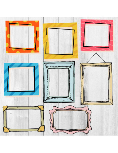 KIT IMPRIMIBLE FRAMES-MARCOS-BORDES