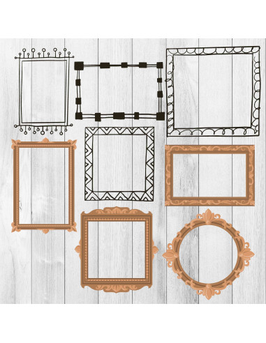 KIT IMPRIMIBLE FRAMES-MARCOS-BORDES