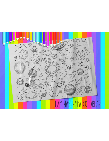 LAMINAS PARA COLOREAR PACK 1