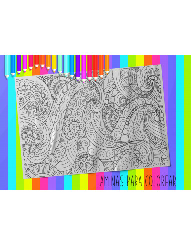 LAMINAS PARA COLOREAR PACK 1