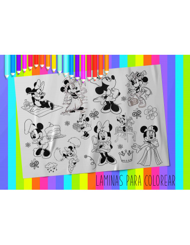 LAMINAS PARA COLOREAR PACK 2