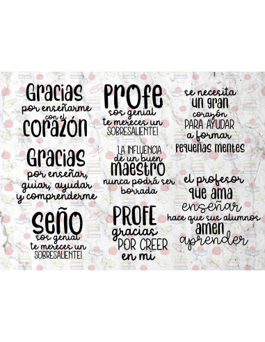 FRASES DIA DEL MAESTRO