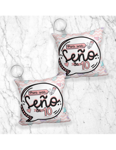 LLAVERO ALMOHADITA DIA DEL MAESTRO