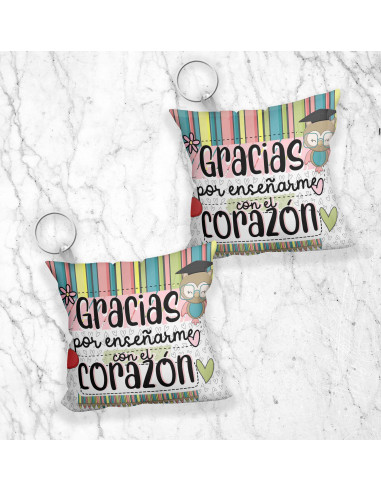 LLAVERO ALMOHADITA DIA DEL MAESTRO