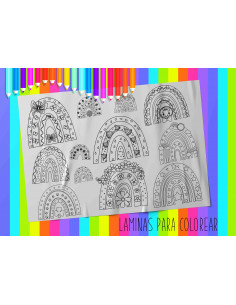 LAMINAS PARA COLOREAR PACK 3 2