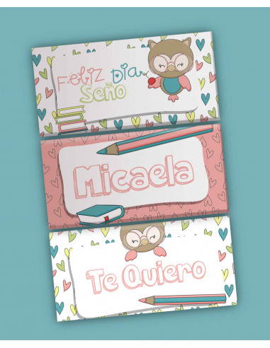 KIT IMPRIMIBLE CHOCOLATINES DIA DEL...