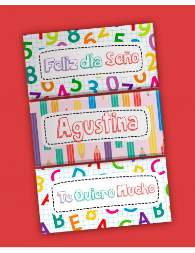 KIT IMPRIMIBLE CHOCOLATINES DIA DEL...