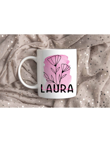 FLORES ACUARELA NOMBRES