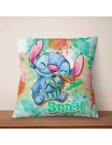 ALMOHADONES STITCH ACUARELA