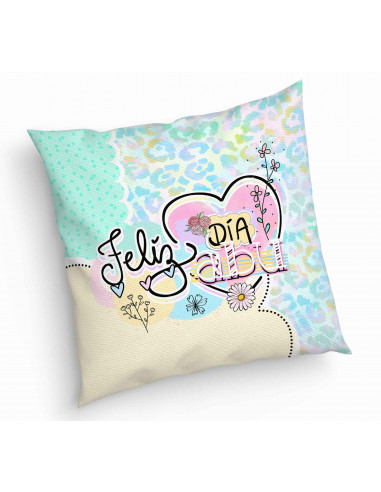 ALMOHADONES FRASES PASTELES