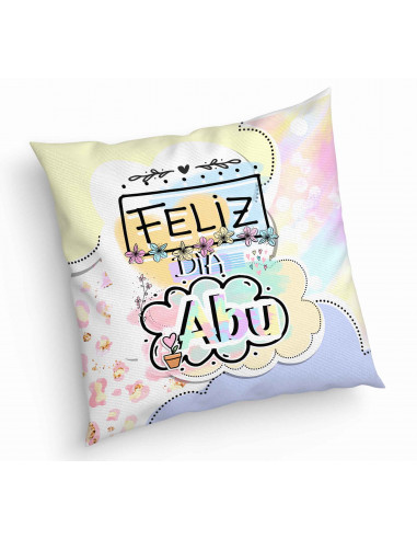 ALMOHADONES FRASES PASTELES