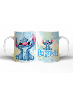 TAZAS STITCH ACUARELA