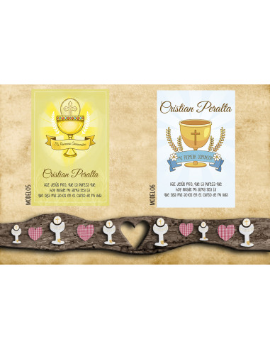 Tarjetas Comunión nene