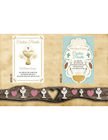 Tarjetas Comunión nene