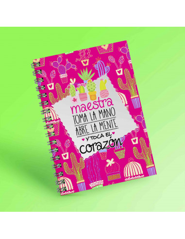 CUADERNO AGENDA DIA DEL MAESTRO