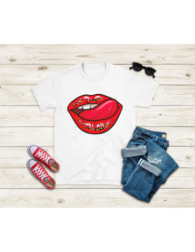 REMERAS LABIOS BOCA