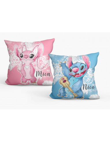 ALMOHADONES STITCH AMOR