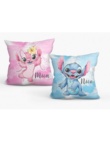 ALMOHADONES STITCH AMOR