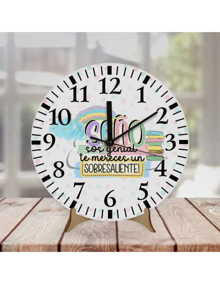 RELOJ DIA DEL MAESTRO