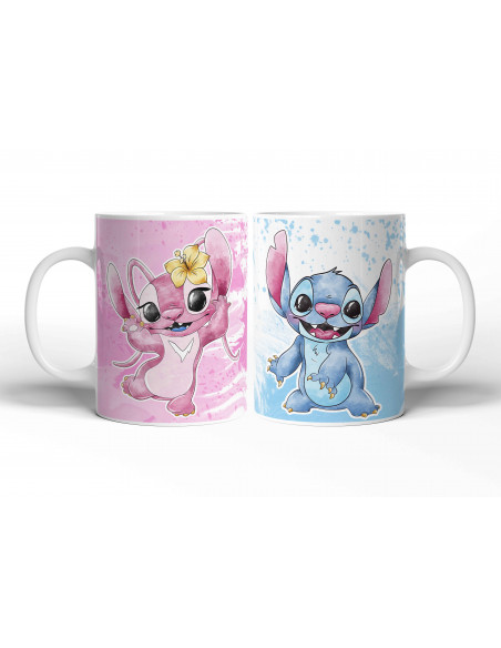 TAZAS STITCH AMOR PAREJA