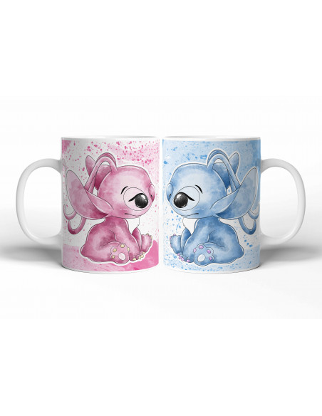 TAZAS STITCH AMOR PAREJA