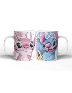 TAZAS STITCH AMOR PAREJA