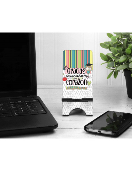 SOPORTE PARA CELULAR DIA DEL MAESTRO