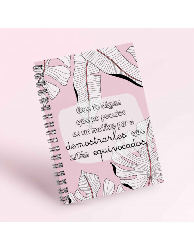 CUADERNO TROPICALES FRASES