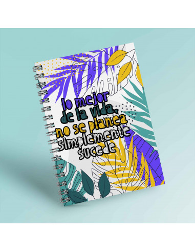 CUADERNO TROPICALES FRASES