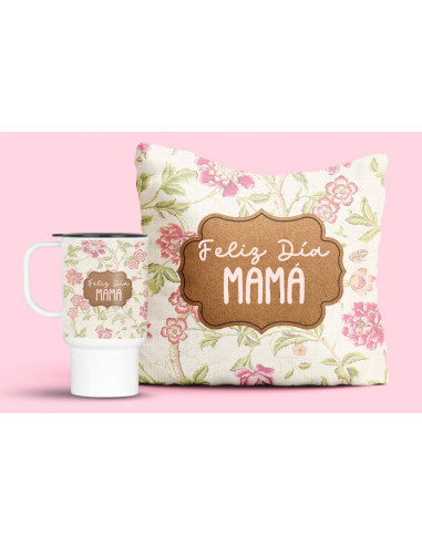 JARRO ALMOHADON VINTAGE DIA DE LA MADRE