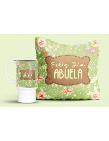 JARRO ALMOHADON VINTAGE DIA DE LA MADRE