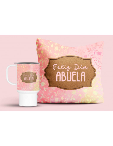 JARRO ALMOHADON VINTAGE DIA DE LA MADRE