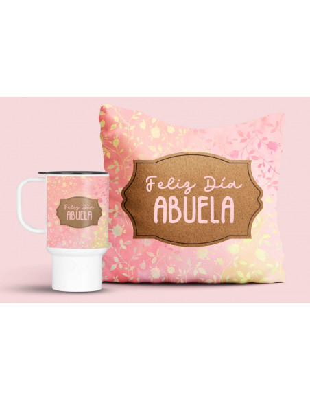 JARRO ALMOHADON VINTAGE DIA DE LA MADRE