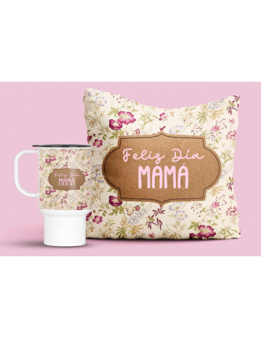 JARRO ALMOHADON VINTAGE DIA DE LA MADRE