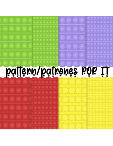 POP IT FONDOS + CLIPART