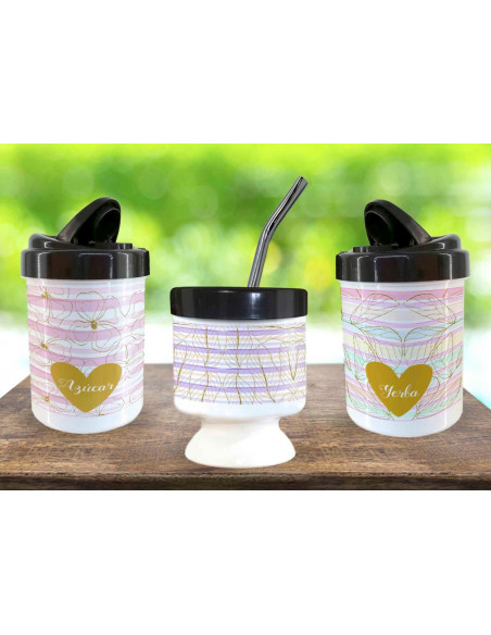 JUEGO DE MATE PACK ESTAMPADO