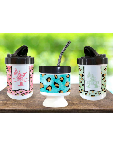 JUEGO DE MATE PACK ESTAMPADO