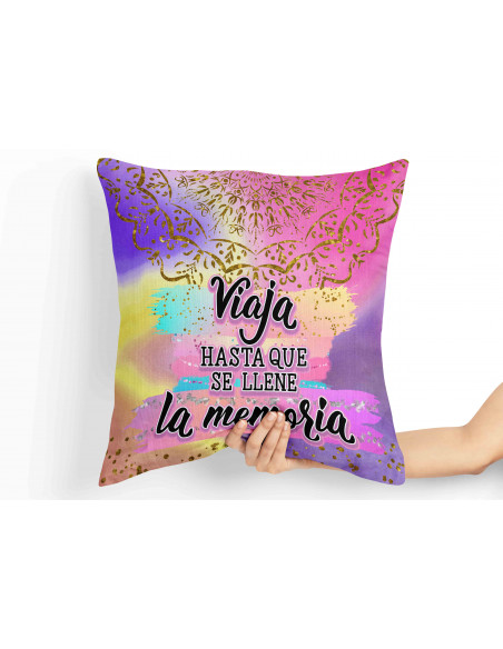 PACK MANDALA ALMOHADON TAZA CUADERNO