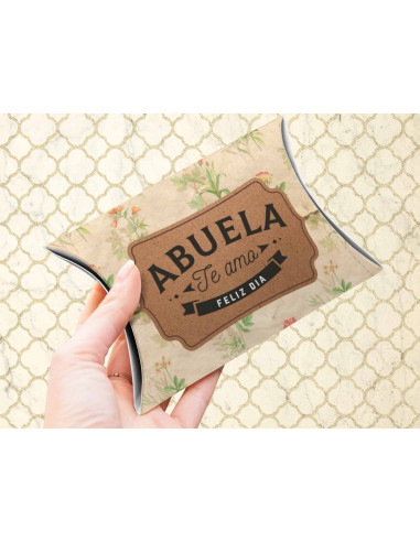 CAJAS ALMOHADA VINTAGE DIA DE LA MADRE