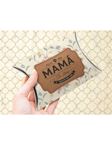 CAJAS ALMOHADA VINTAGE DIA DE LA MADRE